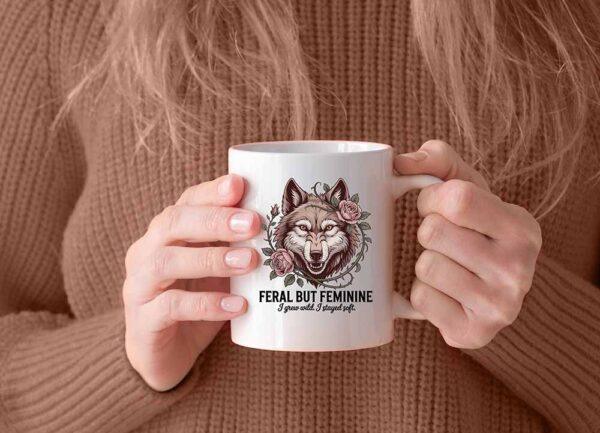 Feral But Feminine Mug