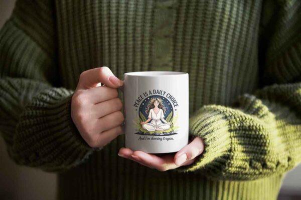 Peace is a Daily Choice Mug