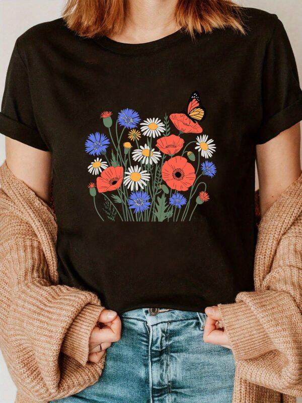 Wildflower Worn T shirt 10 - Image 2