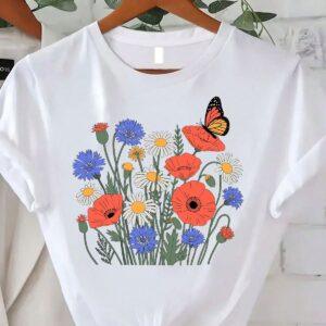 Wildflower Worn T shirt 10