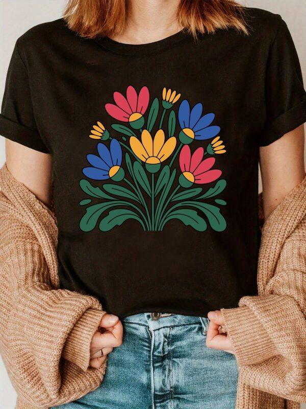 Wildflower Worn T shirt 1 - Image 2
