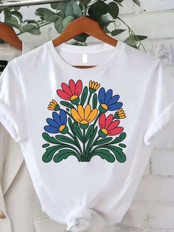 Wildflower Worn T shirt 1