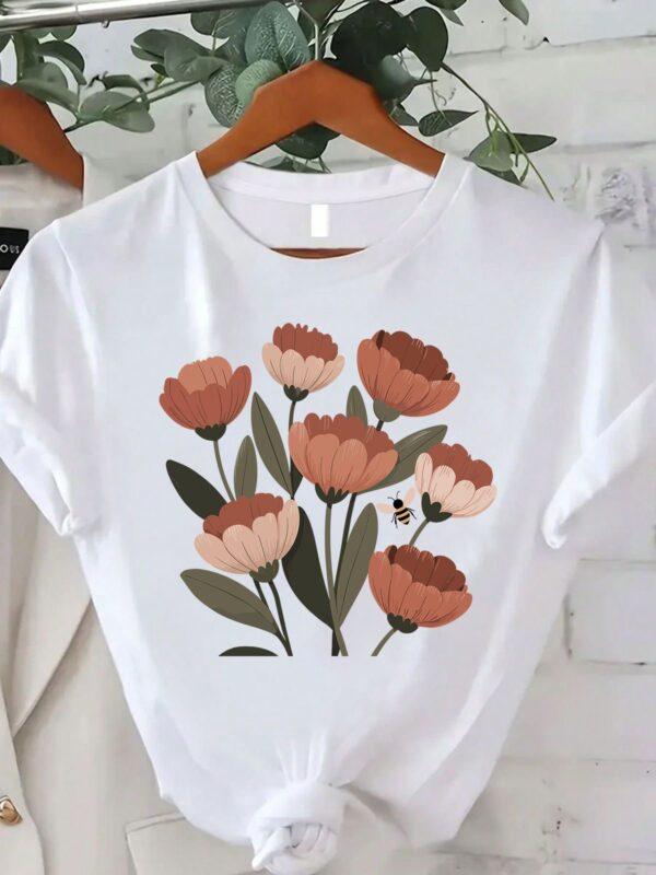 Wildflower Worn T shirt 2