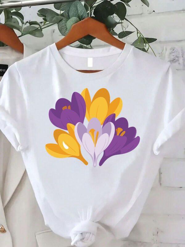 Wildflower Worn T shirt  3