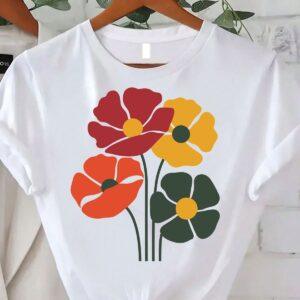 Wildflower Worn T shirt 4