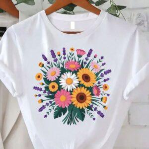 Wildflower Worn T shirt 5