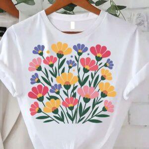 Wildflower Worn T shirt 6