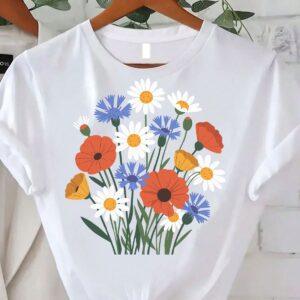 Wildflower Worn T shirt 8