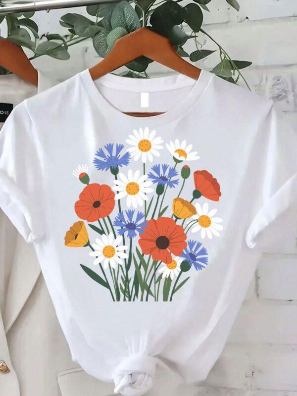 Wildflower Worn T shirt 8