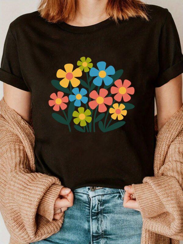 Wildflower Worn T shirt 9 - Image 2